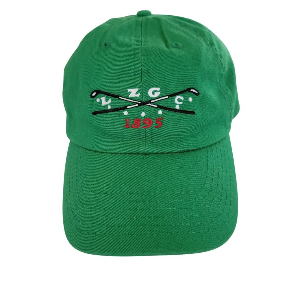 Laurel Valley Golf Club LZGC 1895 Green Dad Hat Adjustable Cotton Golf Cap